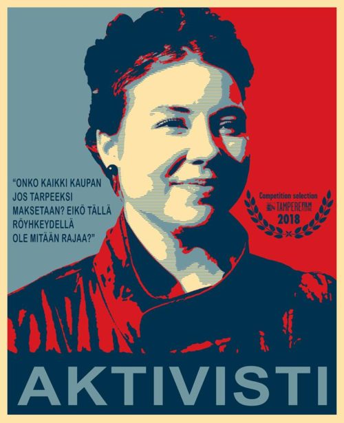 Plakát k filmu Aktivisti promítaného v rámci festivalu Jeden svět